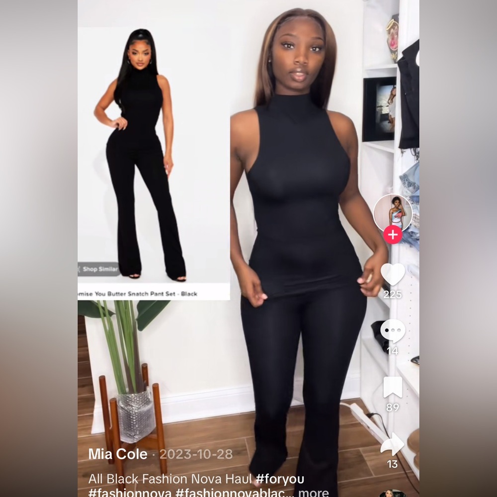 Fashionnova promise you butter snatch set